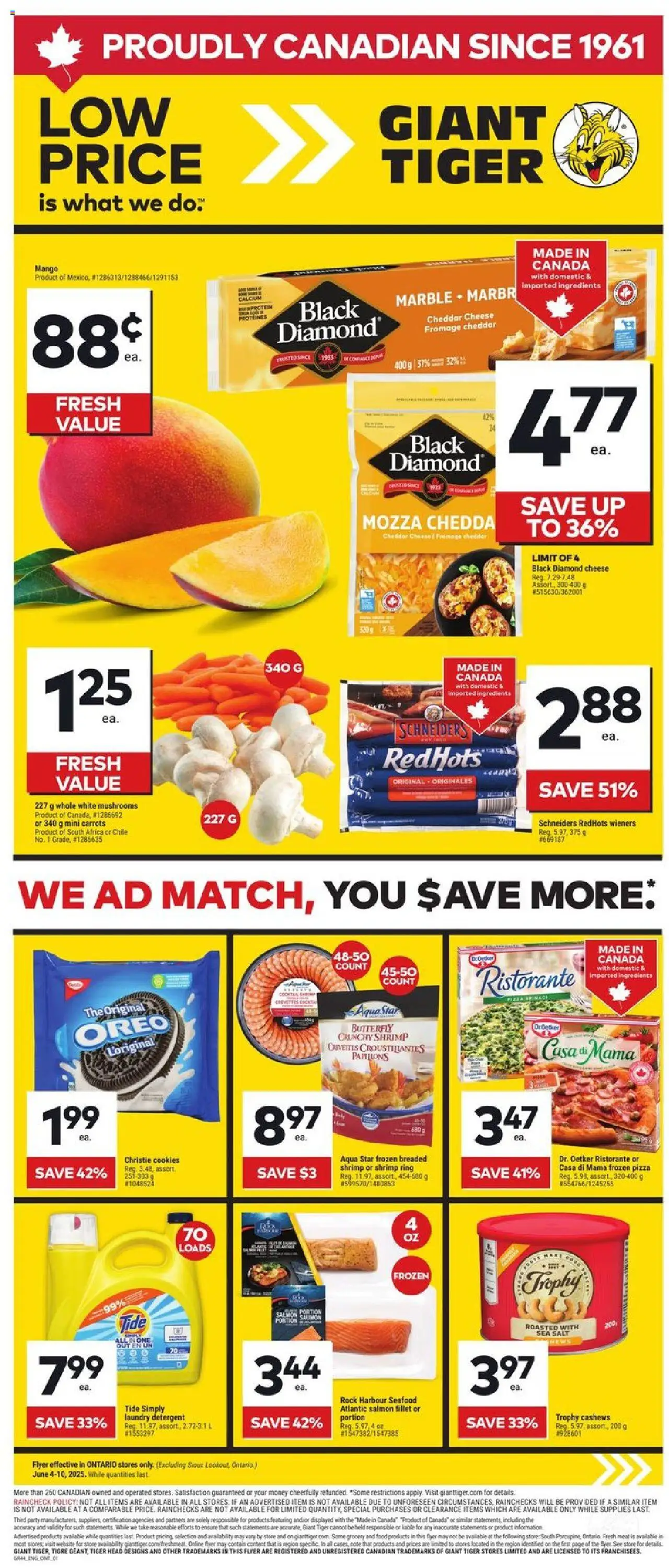 Giant Tiger flyer valid from Jun 04, 2025 - page number 1