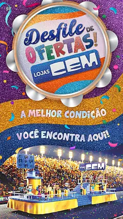 Pré-Visualização do folheto "Ofertas atuais" da loja Lojas Cem válido a partir de 02/02/2026