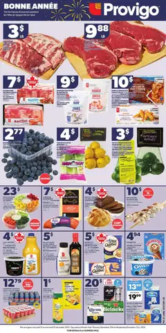 Un aperçu du dépliant Weekly flyer / circulaire du magasin Provigo est valide à partir 25 déc. 2025