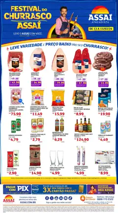 Pré-Visualização do folheto "Encarte - DF" da loja Assaí Atacadista válido a partir de 12/02/2026