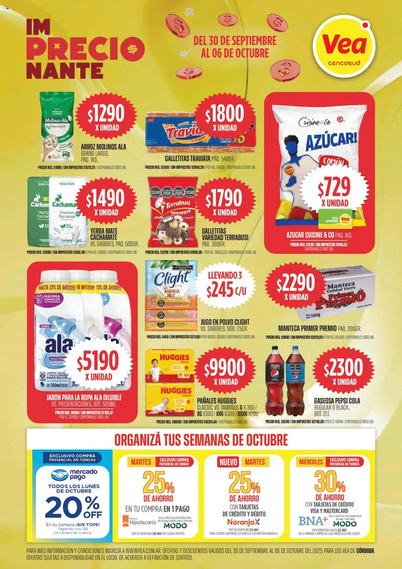 Vea Ofertas Córdoba del 30/09/2025 >> Catálogo