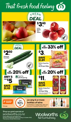 Preview of catalogue Catalogue South Island from shop Woolworths valid 29 Sept 2025