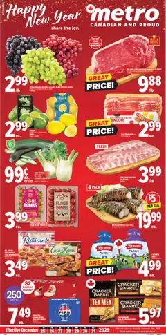 Preview of leaflet Québec from shop Metro is valid from Dec 25, 2025