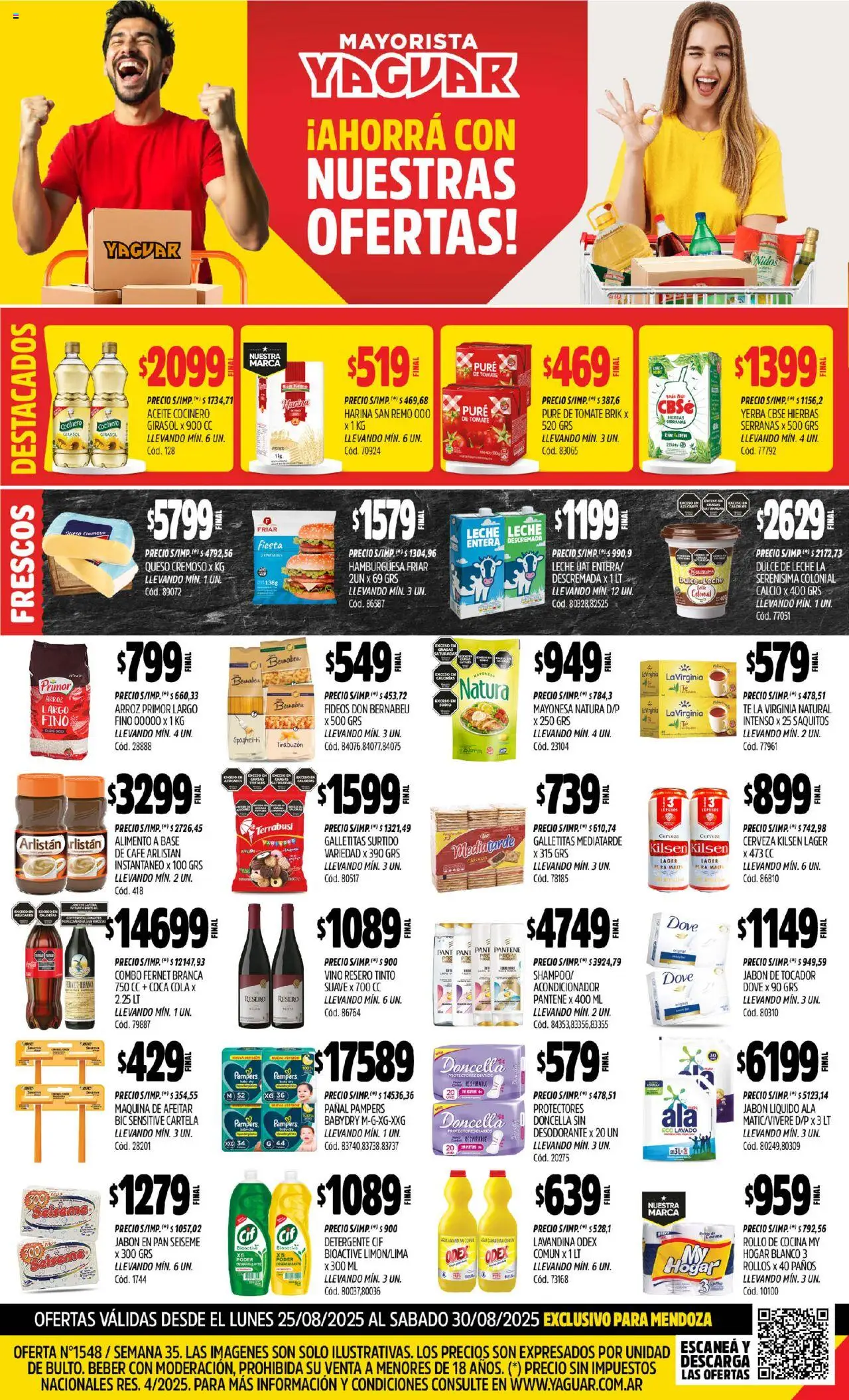 Yaguar Mendoza del 25/08/2025 Online