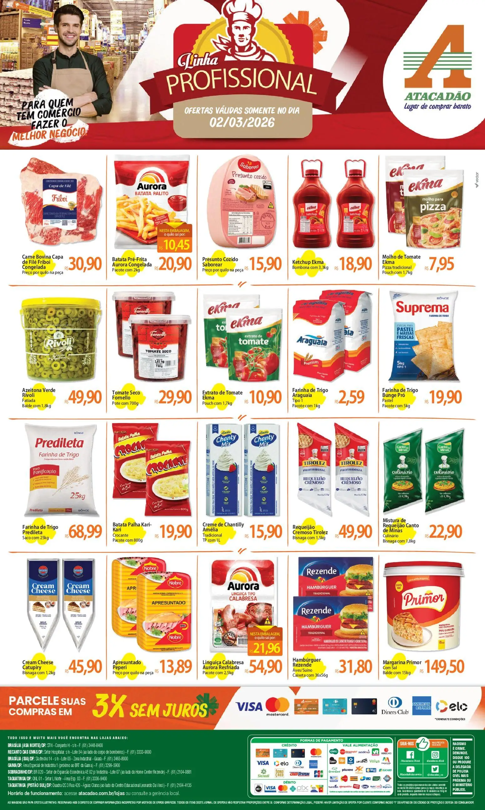 Pré-Visualização do folheto "ofertas - DF" da loja Atacadão válido a partir de 02/03/2026