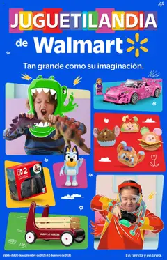 Vista previa las ofertas de la tienda Walmart - Folleto Juguetilandia desde el 20/09/2025 
