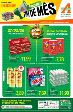 Pré-Visualização do folheto "Ofertas - SP" da loja Atacadão válido a partir de 27/02/2026