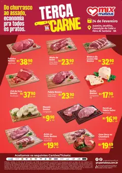 Pré-Visualização do folheto "Ofertas Terça da Carne" da loja Mateus válido a partir de 24/02/2026