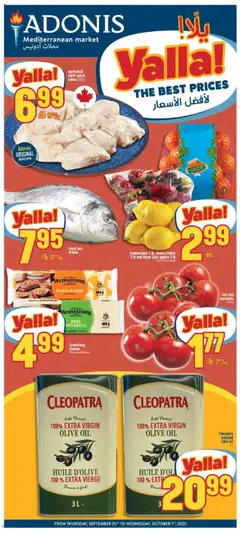 Preview of leaflet Weekly Flyer from shop Adonis is valid from Sep 25, 2025