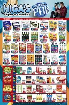 Pré-Visualização do folheto "Ofertas da semana" da loja Higa's Supermercado válido a partir de 30/07/2025