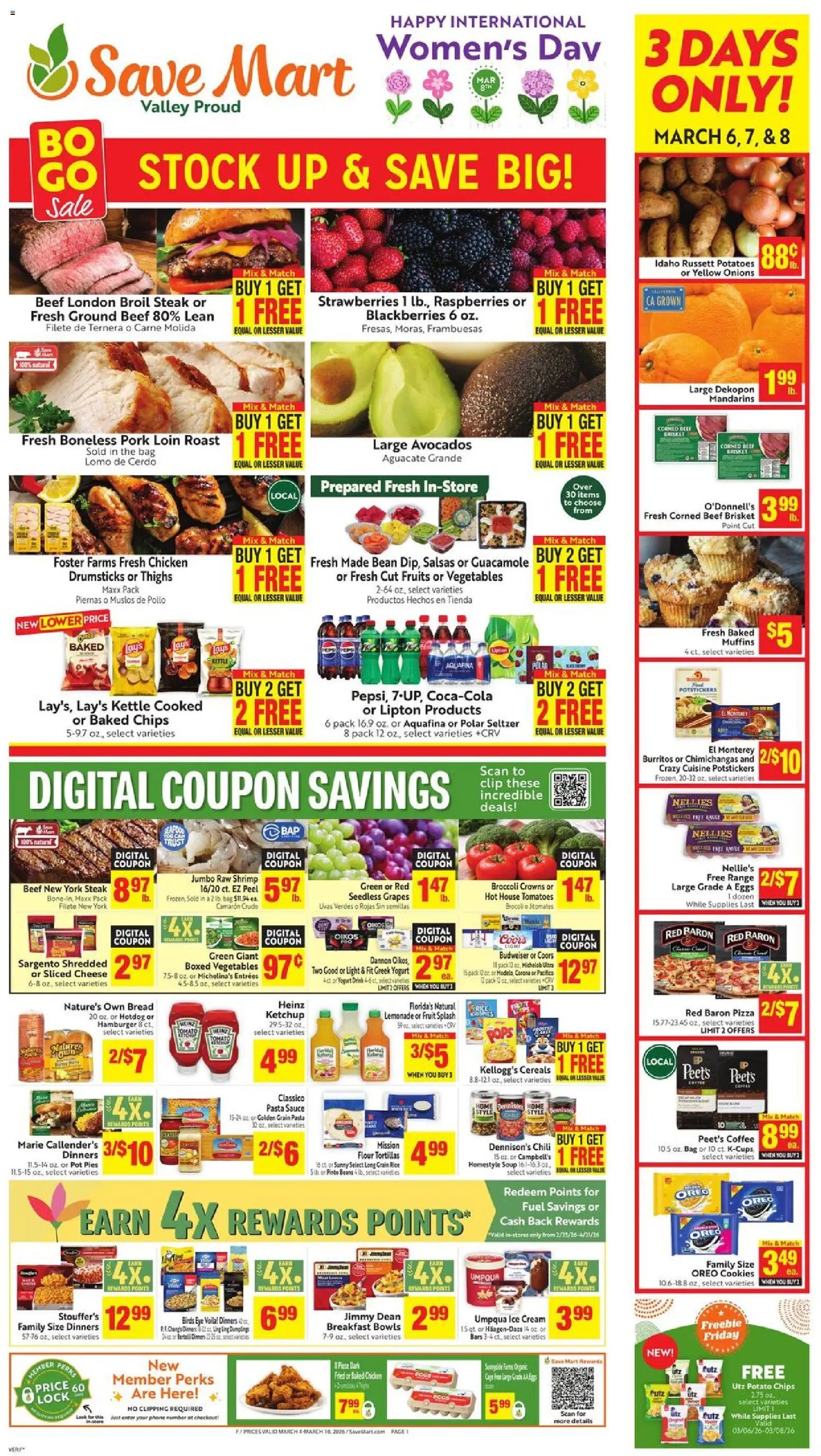 Ad Preview of Save Mart Save Mart Weekly Ad from 03/04/2026