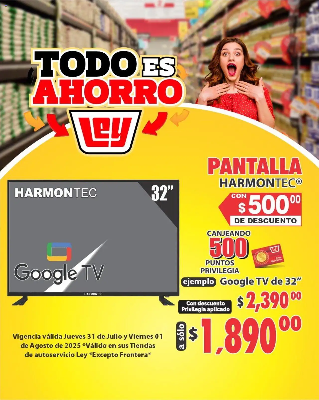 Folleto Todo es Ahorro Casa Ley y sus promociones válidas desde el 31/07/2025 - Número de página 1