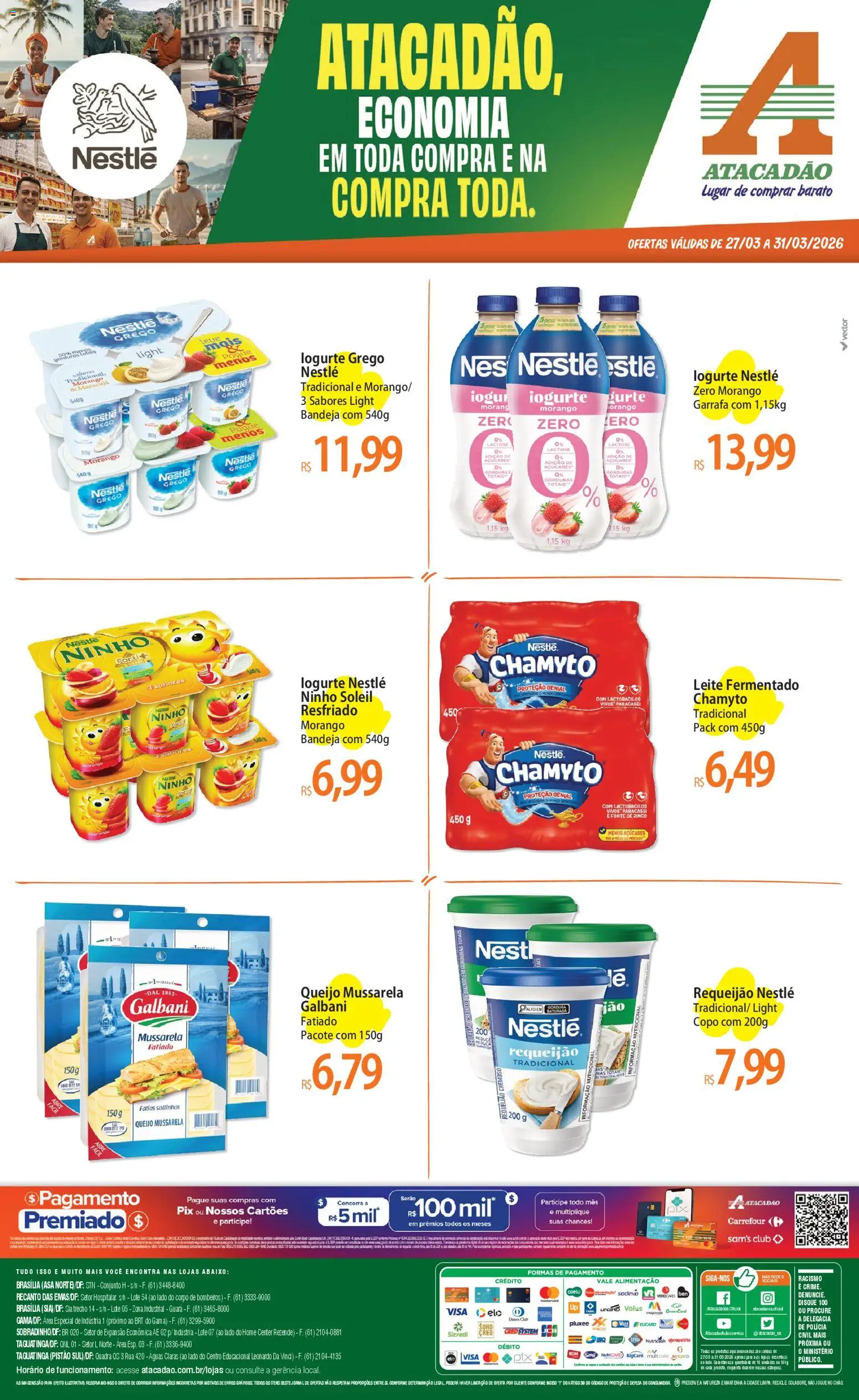 Pré-Visualização do folheto "Atacadão ofertas - DF" da loja Atacadão válido a partir de 27/03/2026