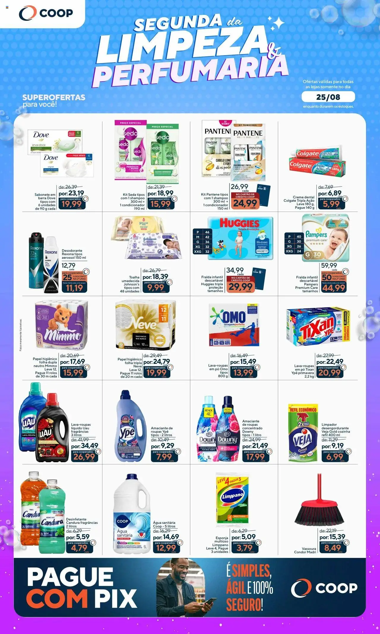 Coop folheto "Ofertas Segunda da Limpeza e Perfumaria" válido a partir de 25/08/2025 - número de página 1