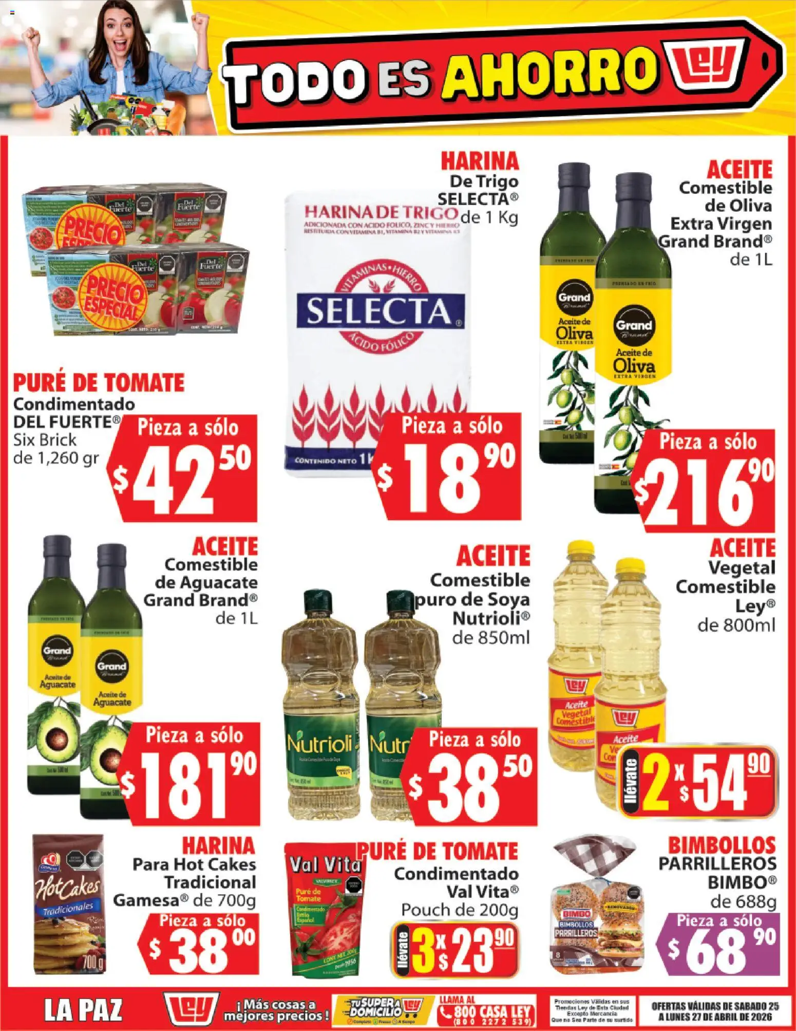 Vista previa las ofertas de la tienda Casa Ley - Casa Ley folleto Todo es ahorro desde el 25/04/2026 