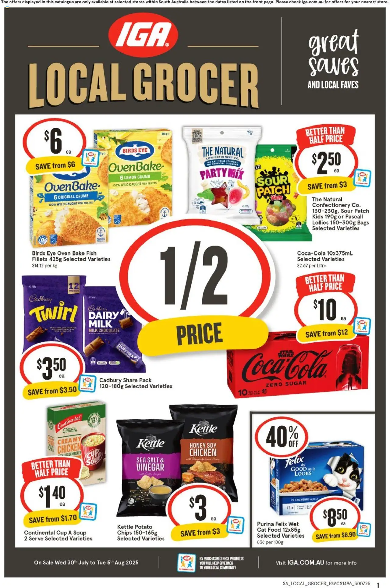 IGA catalogue valid from 30/07/2025 - page 1