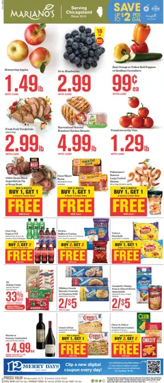 Ad Preview of Mariano's Weekly Ad from 12/03/2025 | Page: 1
