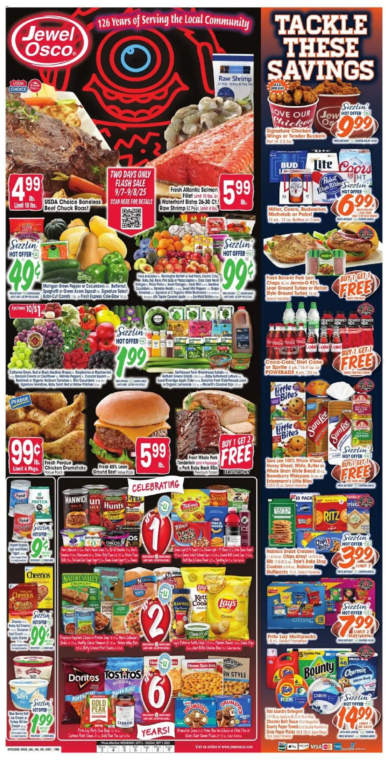Jewel Osco Weekly Ad - IL from 09/03/2025 - Flyer - Page number 1