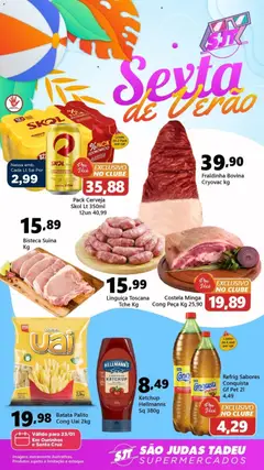 Pré-Visualização do folheto "Ofertas da semana" da loja São Judas Tadeu válido a partir de 23/01/2026