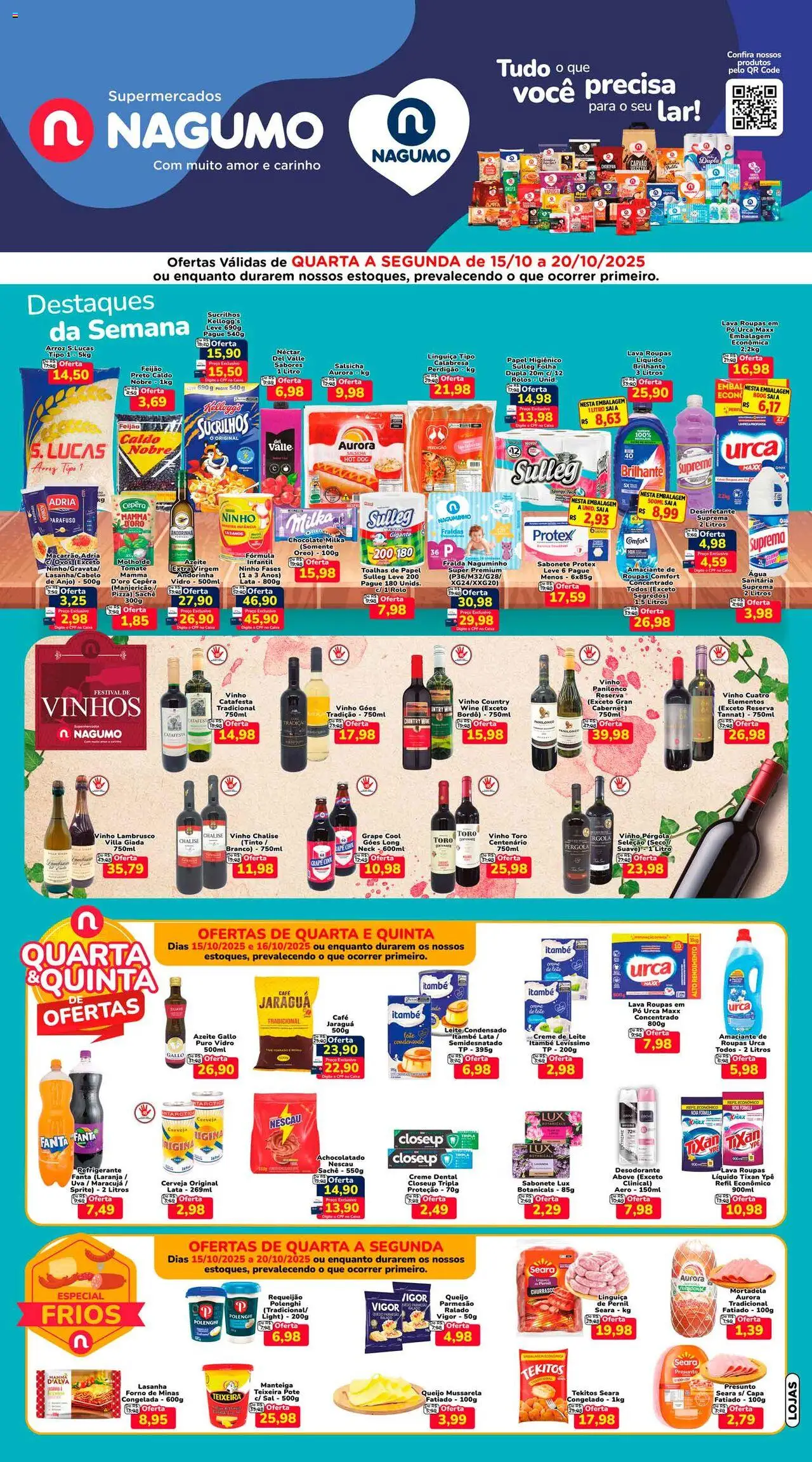 Nagumo folheto "Ofertas da semana" válido a partir de 15/10/2025 - número de página 1