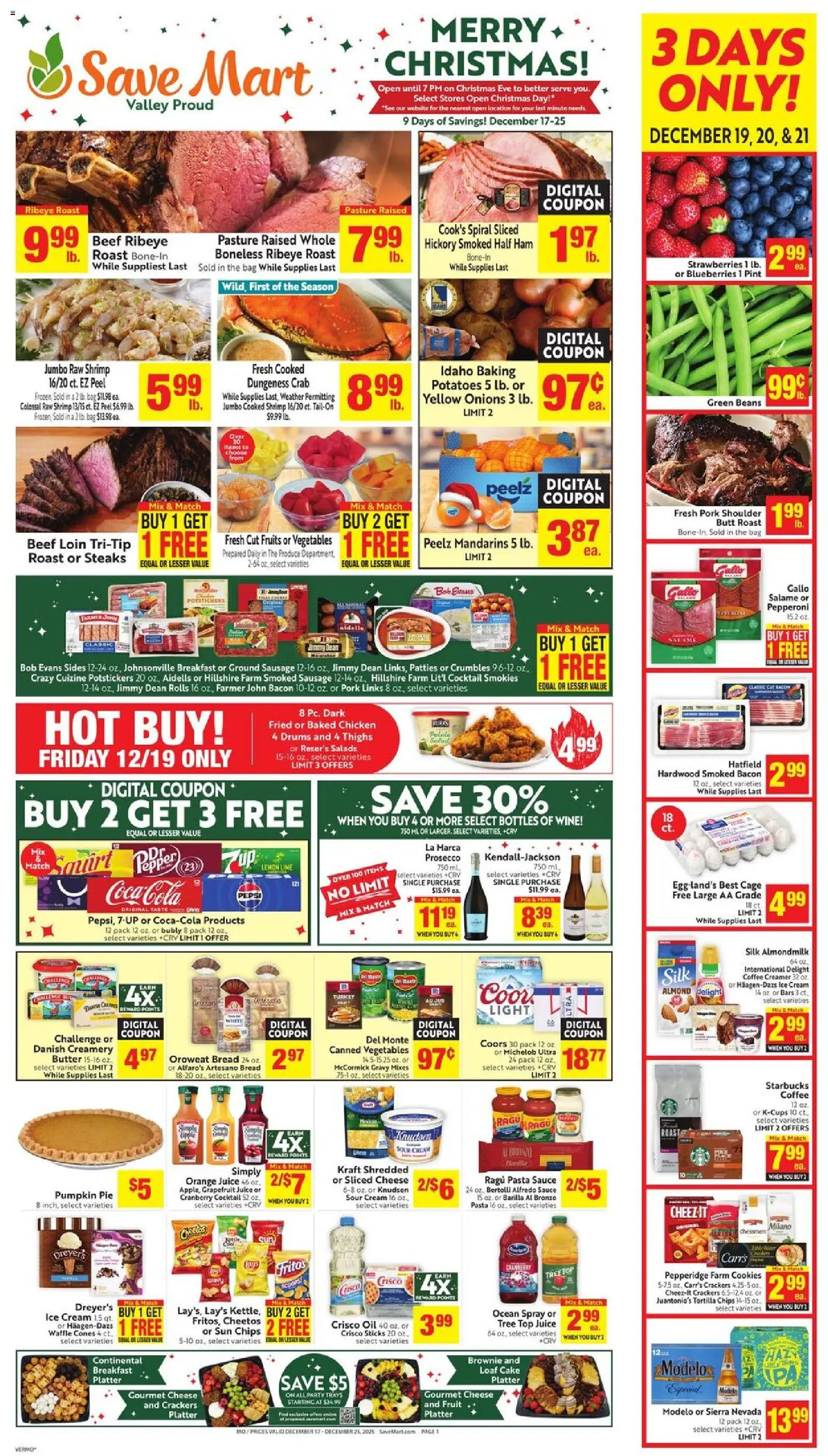 Ad Preview of Save Mart Weekly Ad from 12/17/2025