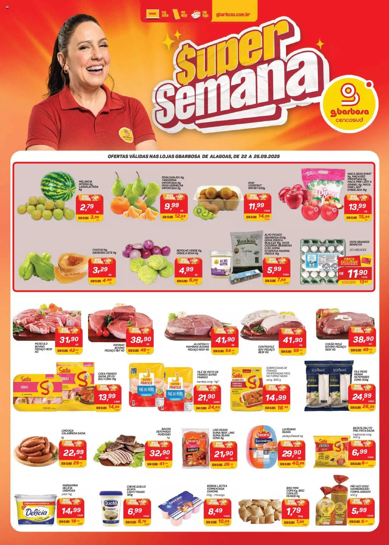 Gbarbosa folheto "Ofertas da semana" válido a partir de 22/09/2025 - número de página 1