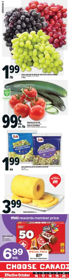 Preview of leaflet Montréal from shop Metro is valid from Oct 16, 2025