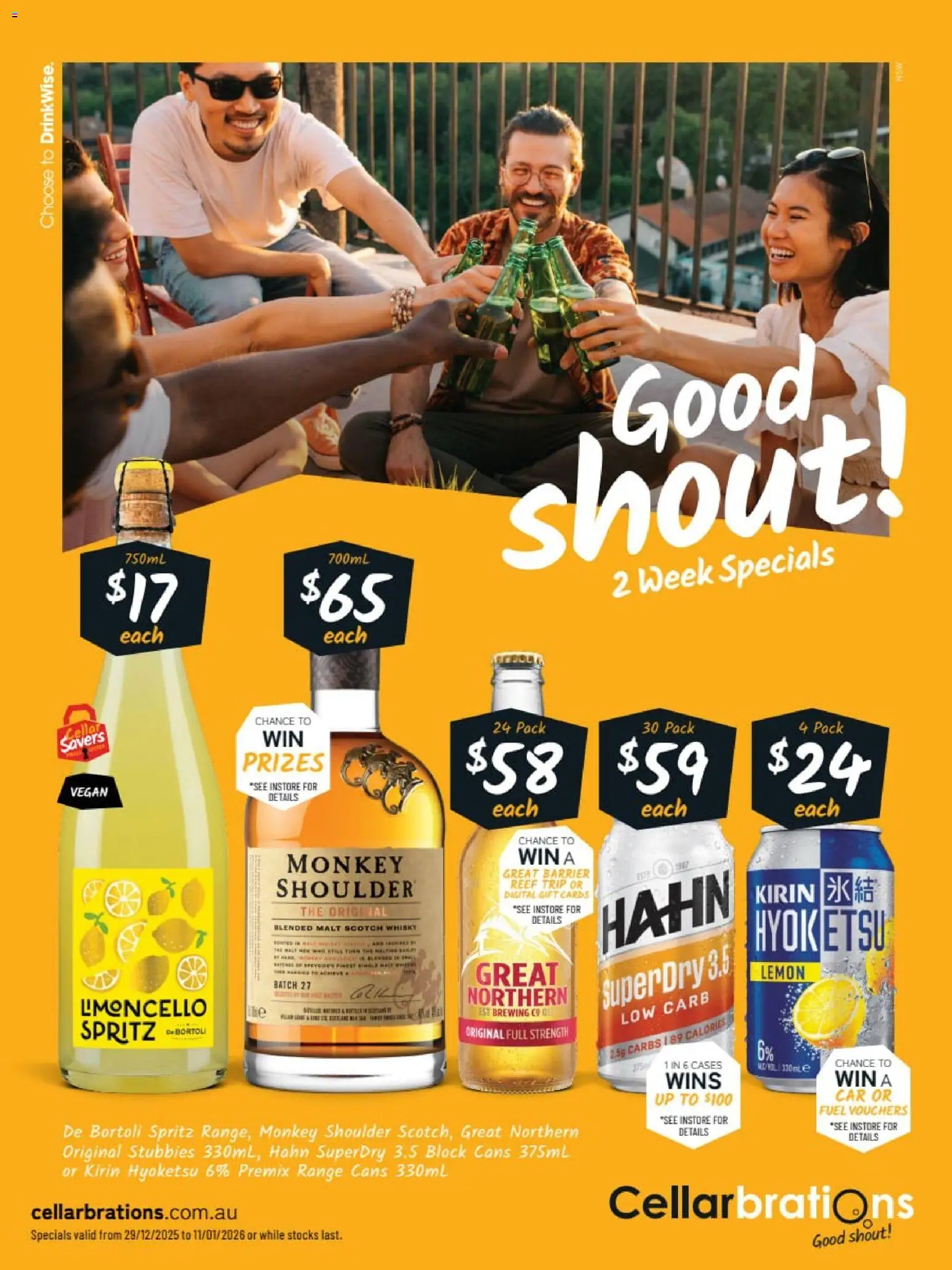 Preview of catalogue Catalogue NSW from shop Cellarbrations valid 29/12/2025