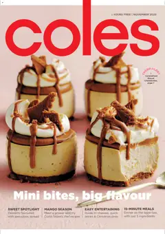 Preview of catalogue November 2025 from shop Coles valid 06/11/2025
