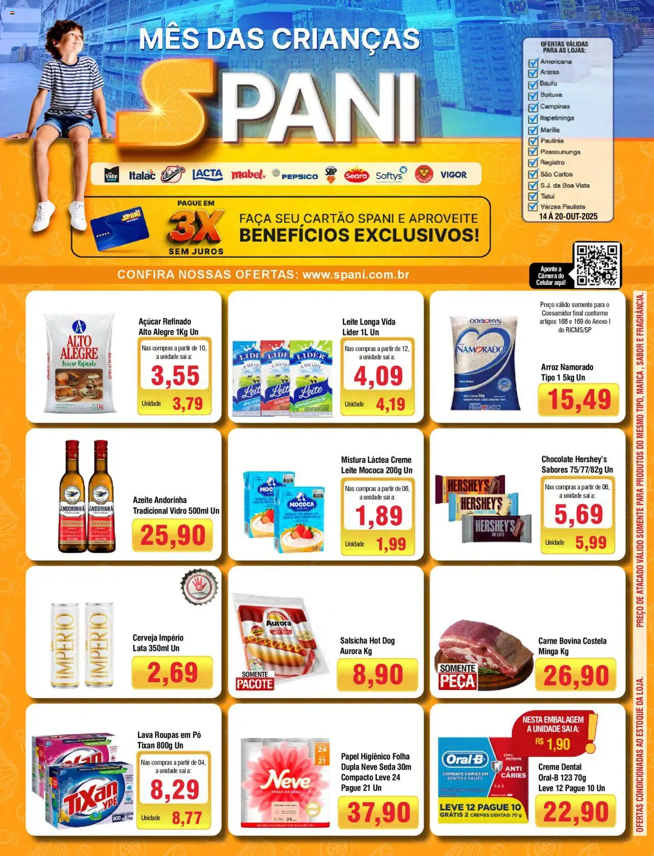 Spani Atacadista folheto "Ofertas da semana" válido a partir de 14/10/2025 - número de página 1