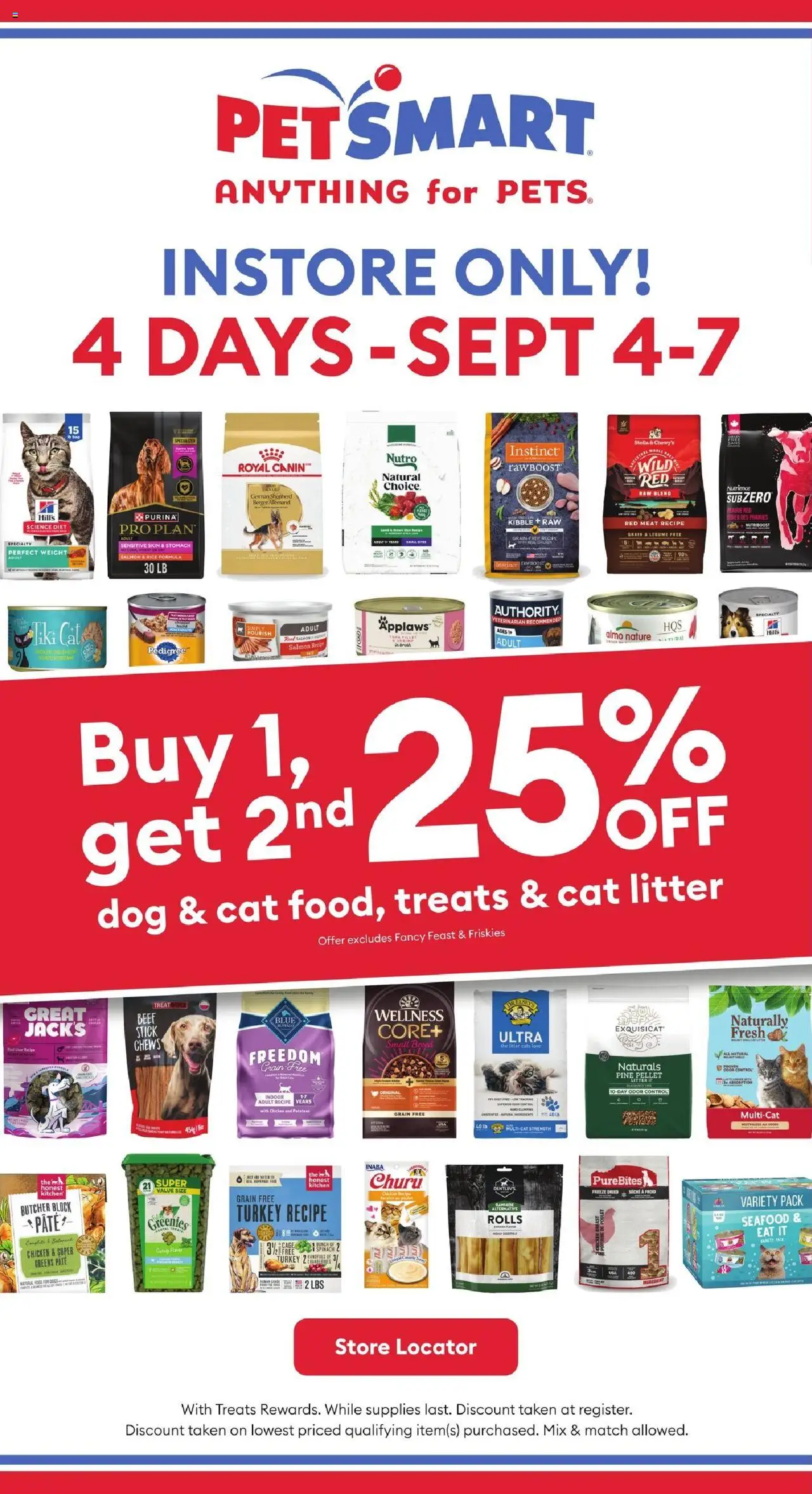 Petsmart flyer valid from Sep 04, 2025 - page number 1 - Prairie, Thé, Poulet
