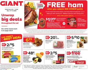 Ad Preview of Giant Weekly Ad from 12/05/2025