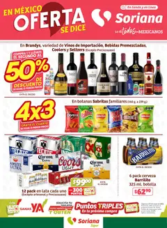 Vista previa las ofertas de la tienda Soriana - Fin de Semana Súper: Saltillo y Torreón desde el 19/02/2026 
