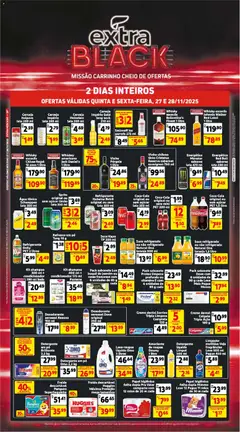 Pré-Visualização do folheto "Black Friday" da loja Extra válido a partir de 27/11/2025