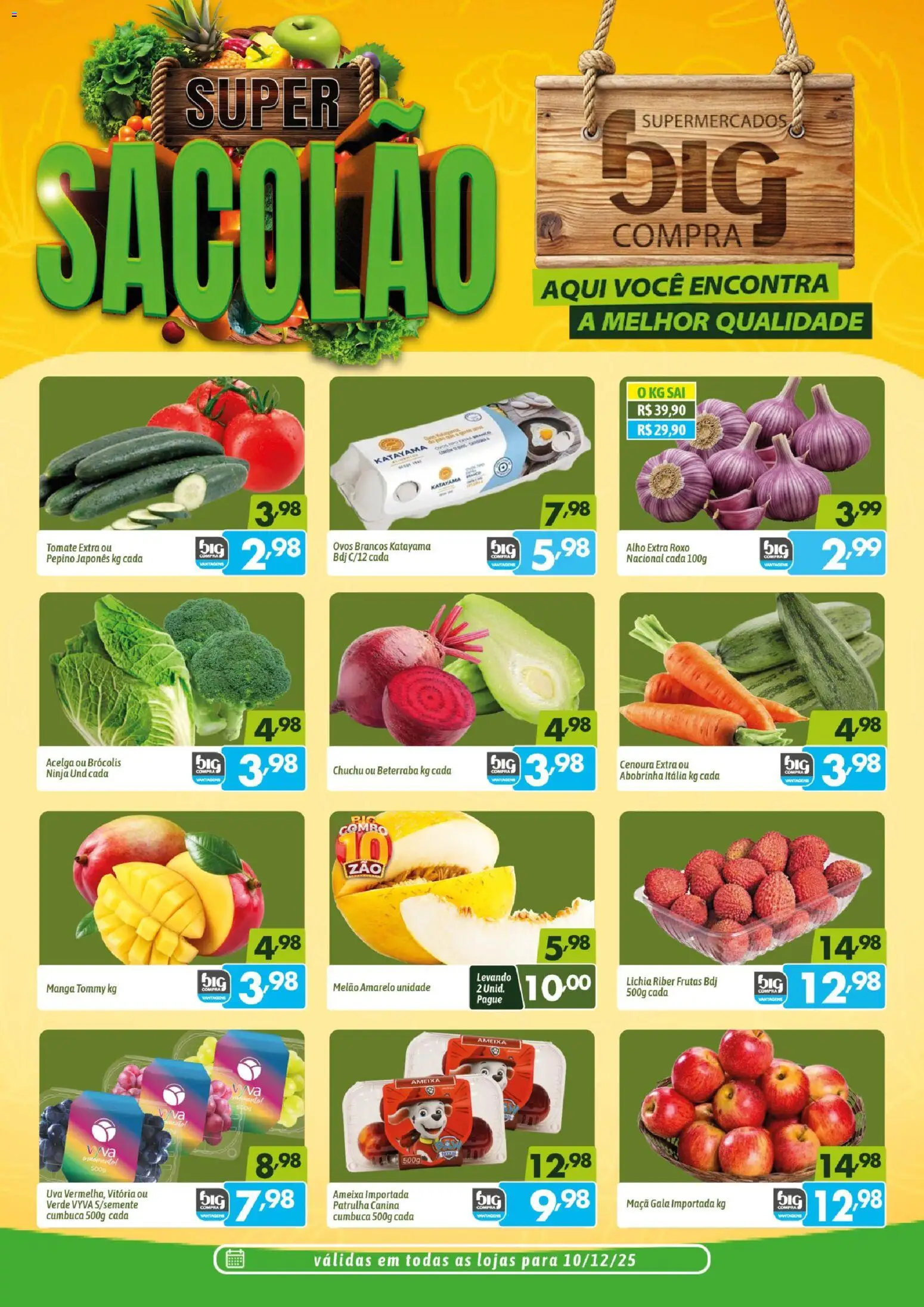 Pré-Visualização do folheto "Ofertas da semana" da loja Big Compra válido a partir de 10/12/2025