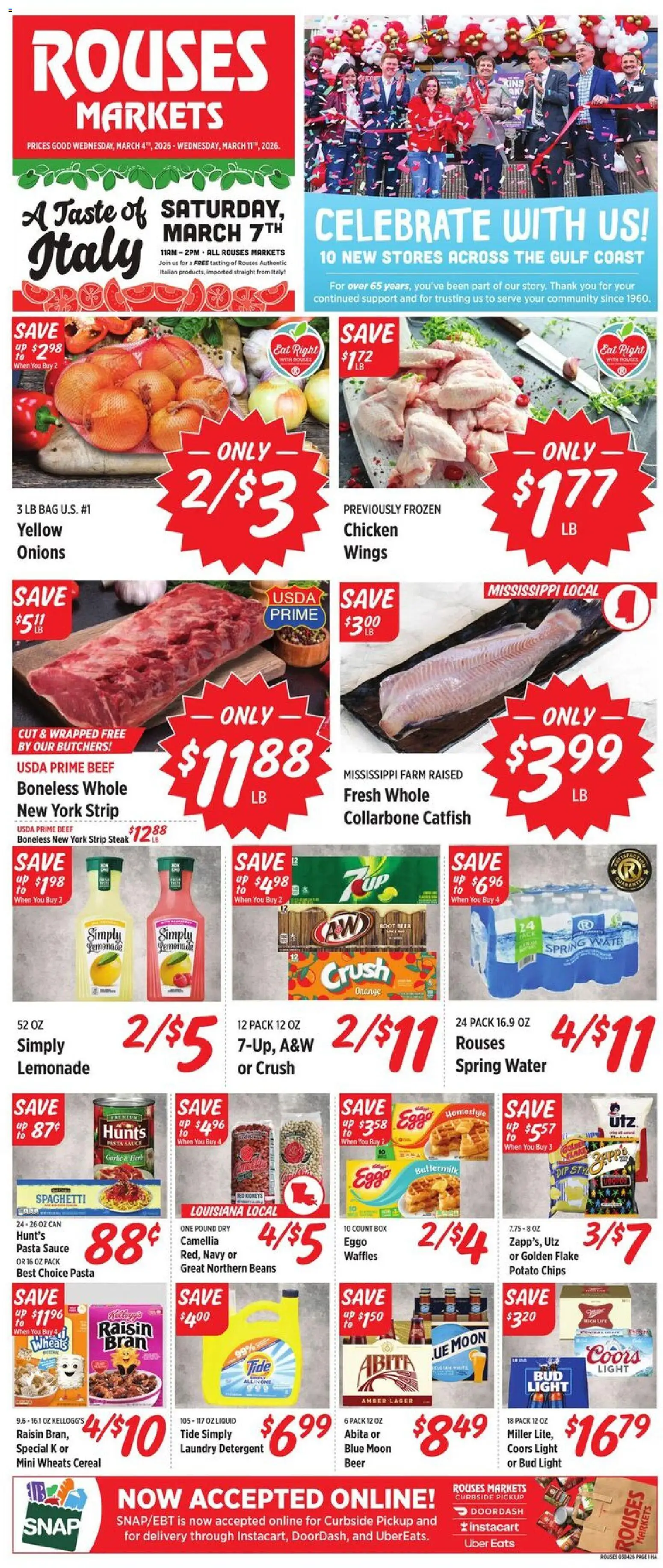 Ad Preview of Rouses Rouses Weekly Ad - MS from 03/04/2026