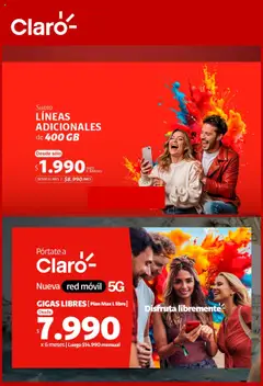 Folleto de la tienda Claro válido desde el 05.07.2025 