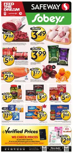 Un aperçu du dépliant Weekly Flyer - AB du magasin Sobeys est valide à partir 8 janv. 2026