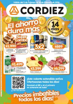 Vista previa del folleto de la tienda Cordiez válido desde el 05/02/2026 