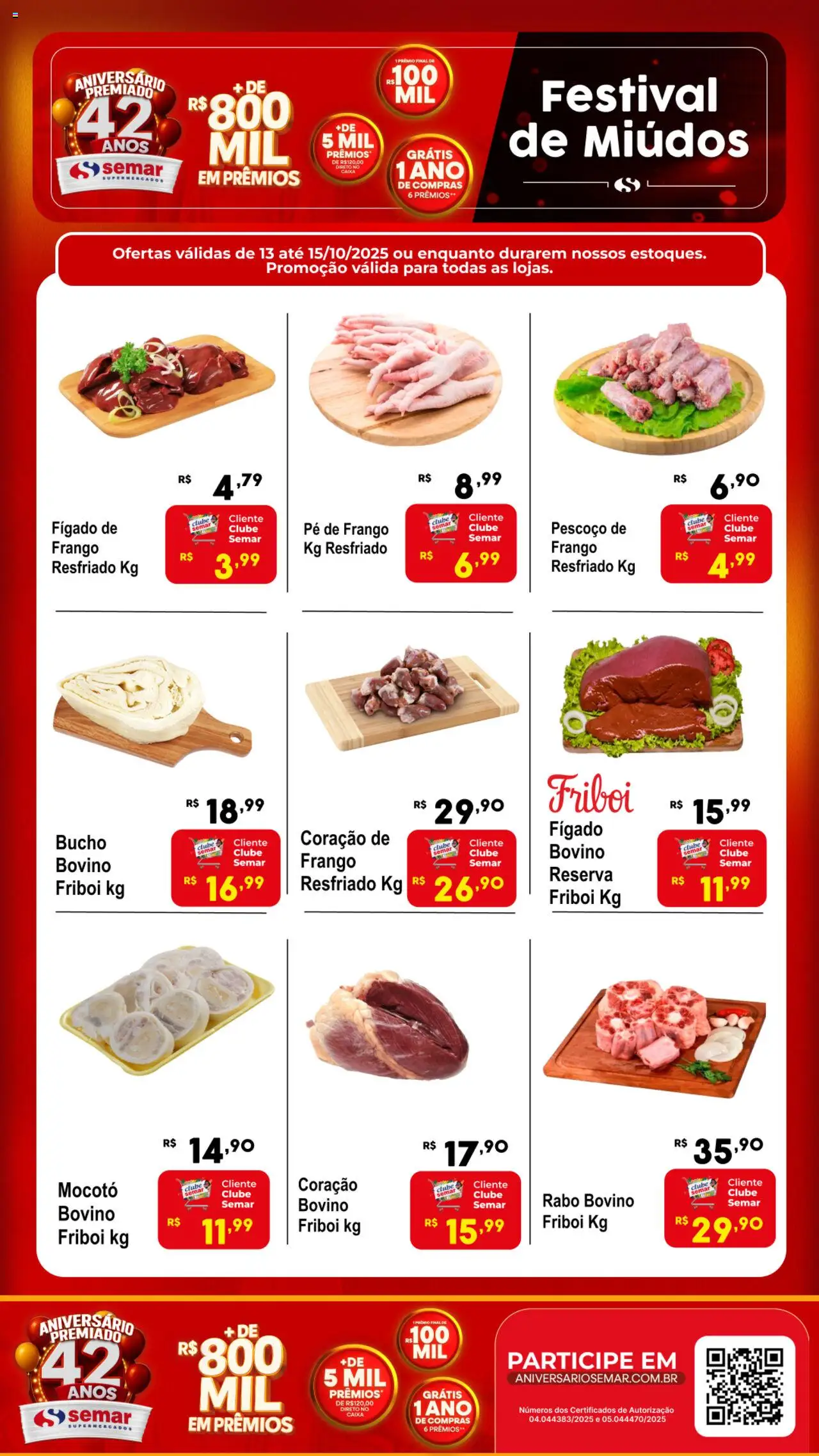 Semar Supermercado folheto "Ofertas Festival de Miúdos" válido a partir de 13/10/2025 - número de página 1
