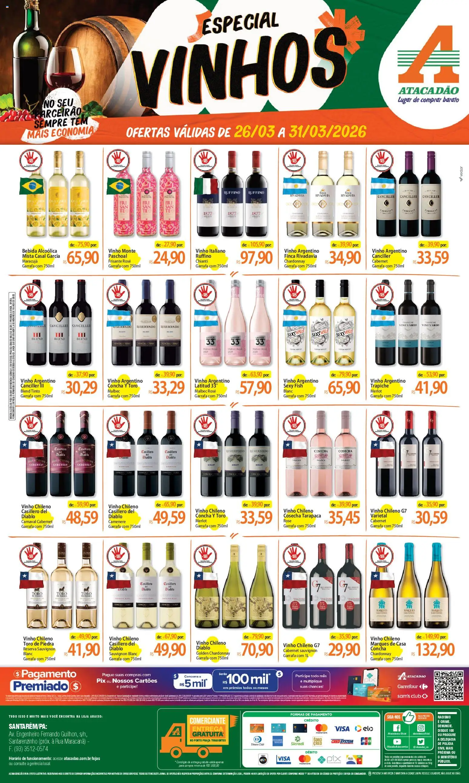 Pré-Visualização do folheto "Atacadão ofertas - PA" da loja Atacadão válido a partir de 26/03/2026