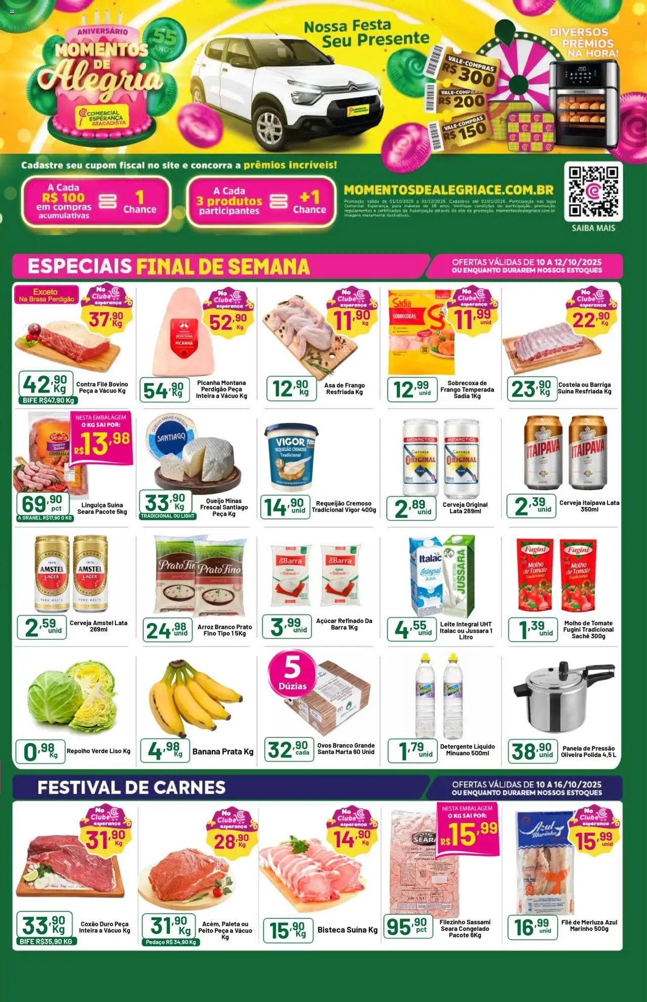 Comercial Esperança folheto "Ofertas da semana" válido a partir de 10/10/2025 - número de página 1