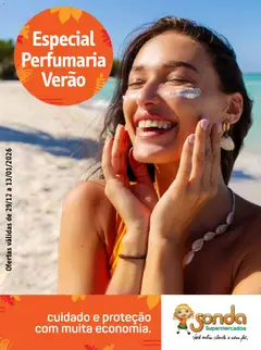 Pré-Visualização do folheto "Ofertas Perfumaria Verão" da loja Sonda válido a partir de 29/12/2025