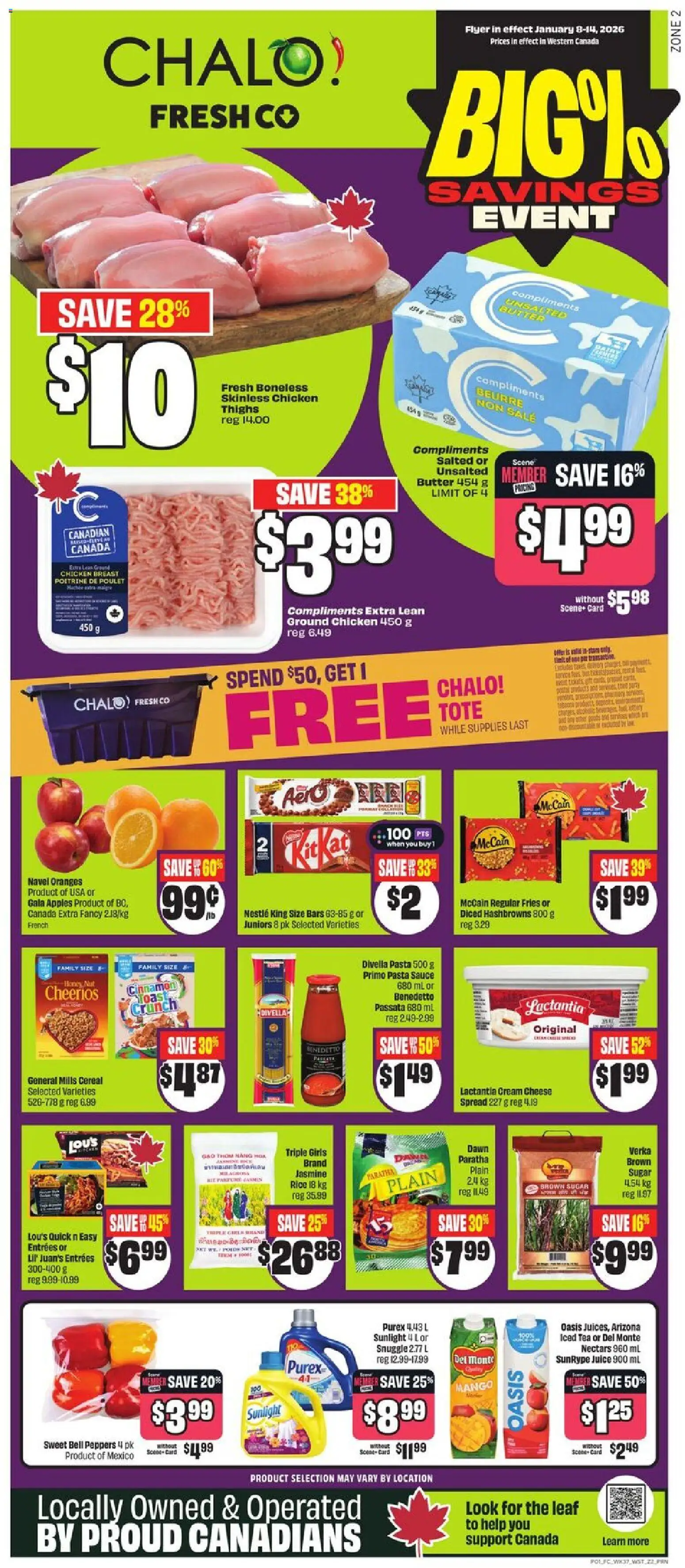 Preview of leaflet Weekly Flyer - AB from shop FreshCo is valid from Jan 08, 2026