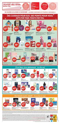 Un aperçu du dépliant Weekly flyer / circulaire du magasin Pharmaprix est valide à partir 8 nov. 2025 | Page: 20
