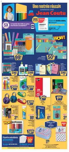 Un aperçu du dépliant Encart Scolaire du magasin Jean Coutu est valide à partir 14 août 2025