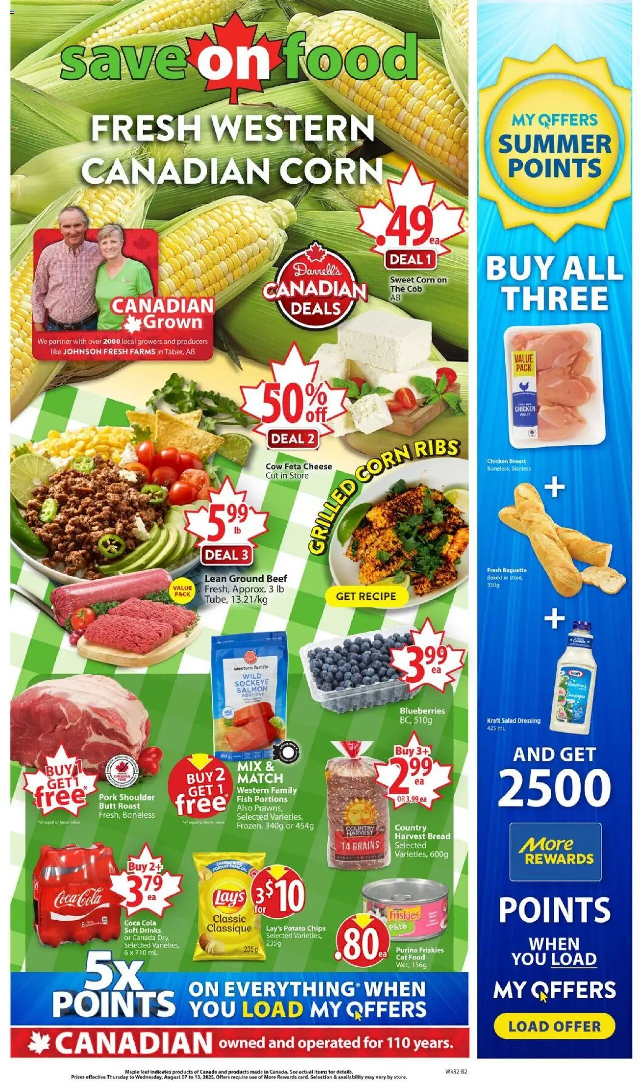 Save on foods flyer valid from Aug 07, 2025 - page number 1