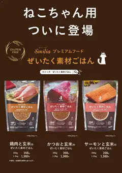 カインズ ホームの2026/01/05からまでのチラシはここ猫用プレミアムドライフード