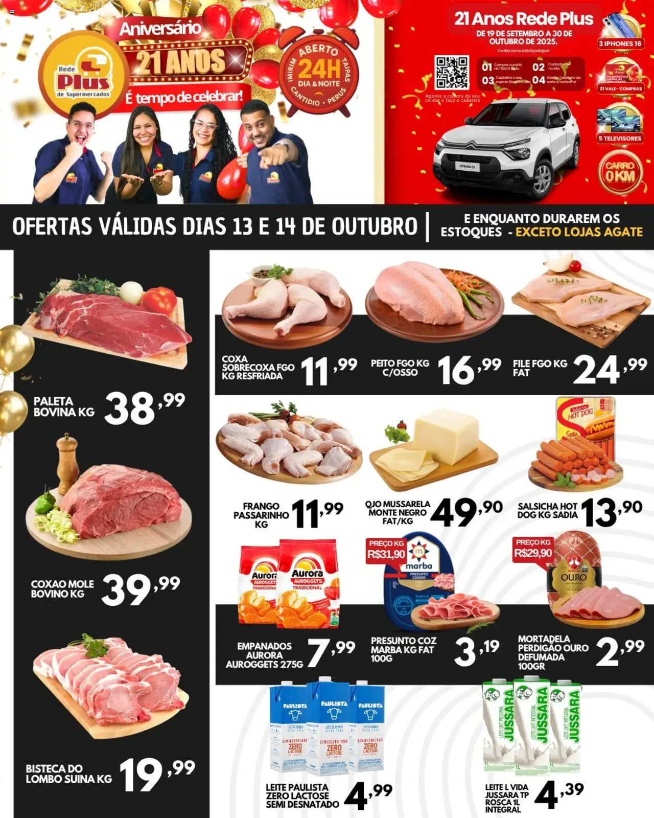 Rede Plus Supermercados folheto "Ofertas da semana" válido a partir de 13/10/2025 - número de página 1