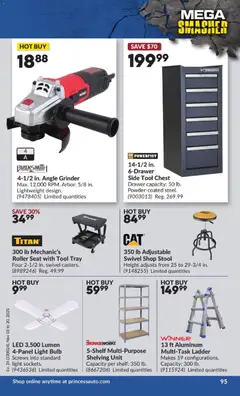 Preview of leaflet 2 Week Sale! from shop Princess Auto is valid from Nov 18, 2025 | Page: 108